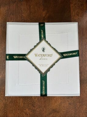 Waterford Linen White Napkins (3)